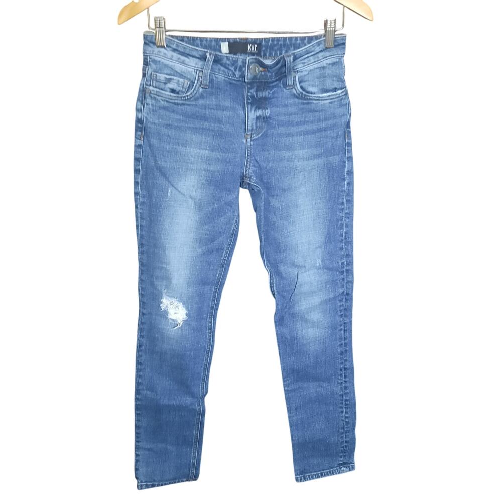 Kut From The Kloth Catherine Boyfriend Womens Classic 5 Pocket Design Size 2